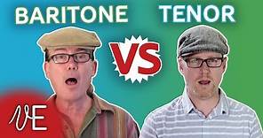 Difference between a TENOR and a BARITONE | with Mark Baxter | #DrDan