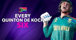 Every Quinton de Kock six at Cricket World Cup 2023