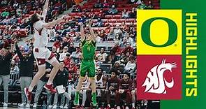 Oregon Men’s Basketball vs. Washington State | GAME HIGHLIGHTS (2024)