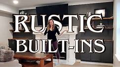 DIY Cabinet Install | How to Build a Rustic Feature Wall