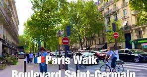 🇫🇷Paris Walk Boulevard Saint-Germain