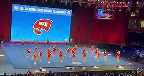 Western Kentucky University - All Girl - Cheerleading 2024