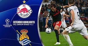 Red Bull Salzburg vs. Real Sociedad: Extended Highlights | UCL Group Stage MD 2 | CBS Sports Golazo