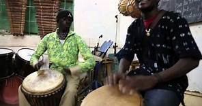 Amazing djembe masters at Institut National des Arts, Bamako, Mali