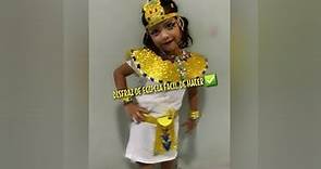 Disfraz Egipcio de niña, fácil de hacer 😀
