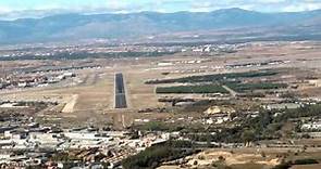 LANDING AT MADRID BARAJAS AIRPORT