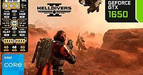 Helldivers 2 on GeForce GTX 1650 4GB!