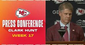 Clark Hunt: “Proud of our guys for overcoming adversity” | Week 17 Press Conference