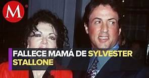 Murió la mamá de Sylvester Stallone, Jackie, a los 98 años