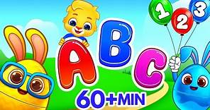 Baby Learning Videos | Babies and Toddlers Learn Colors, First Words, Shapes, ABC | Lucas & Friends