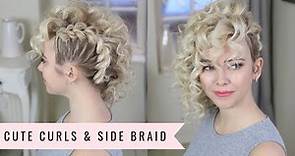 punk/80’s inspired Side Braid by SweetHearts Hair