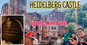 Heidelberg Castle | Visiting the World‘s Largest Wine Barrel | Heidelberg Tun