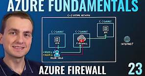 AZ-900 Episode 23 | Azure Firewall