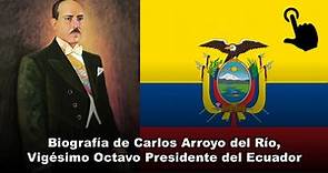 Biografía y Obras de Carlos Arroyo del Río » TriSabio