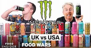 US vs UK Monster Energy | Food Wars | Food Insider