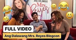 FULL VIDEO: Ang Dalawang Mrs. Reyes Blogcon with Judy Ann, Angelica, and JC