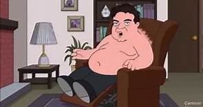 Family Guy Oliver Platt stuck to a chair