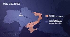 Animated map: timeline of Russian invasion of Ukraine