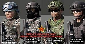 7 Lethal Chinese PLA Special Operation Forces, Uniforms and Loadouts