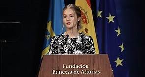 Palabras de Su Alteza Real la Princesa de Asturias en la entrega de los Premios Princesa de Asturias