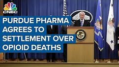 Purdue Pharma agrees to settlement over opioid deaths