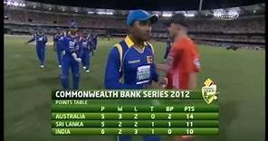 Commonwealth Bank Series Match 8 India vs Sri Lanka - Highlights
