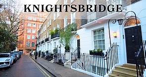 Rich Neighbourhoods of Knightsbridge (Central London) Walking Tour | 4K HDR