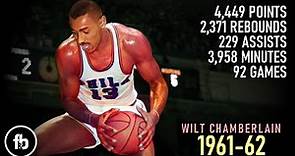 Wilt Chamberlain ● 1961-1962 Highlights | 4K | Greatest Season In NBA History