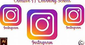 Instagram logo Design in adobe illustrator || SEIP level-2 || How to create instagram logo