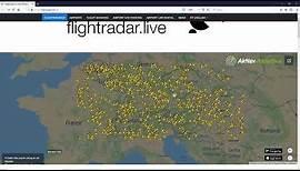 How to use the flight tracker on flightradar.live