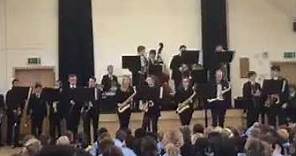 Windsor Upper School's Big Band performing at Upton House