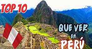 ✈ Que Ver y Hacer En Perú En 7 Días | Top 10 Lugares Para Visitar | Guía de Viaje Perú✅