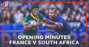 The best start to a Rugby World Cup match ever?! | France v South Africa | RWC 2023