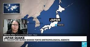 Japan quake: 6.1-magnitude earthquake shakes Tokyo • FRANCE 24 English