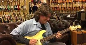 Bray Ghiglia - Hanging out with Chad at Norman's Rare Guitars vintage Strat with a Fender Deville