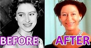 Woman and Time: Princess Margaret. Before and After