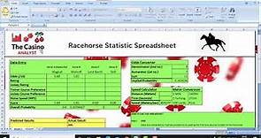 Horse Racing Statistic Analysis Spreadsheet Tutorial for Successful Bet Prediction