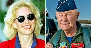 Who is Chuck Yeager's wife Victoria Scott D'Angelo?