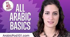 Learn Arabic in 45 Minutes - ALL Basics Every Beginners Need
