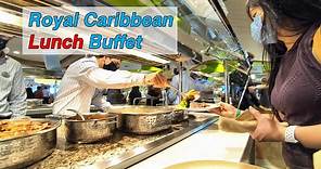 Royal Caribbean Lunch Buffet Food at Windjammer (Odyssey of the Seas)