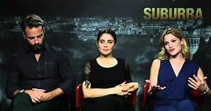 "Suburra" Intervista ad Alessandro Borghi Greta Scarano e Giulia Elettra Gorietti