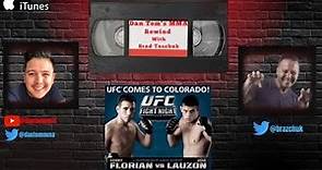 UFC Fight Night 13: Florian vs. Lauzon rewatch with Dan Tom and Brad Taschuk | Dan Tom's MMA Rewind