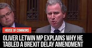 Oliver Letwin Explains Why He Tabled His Brexit Amendment