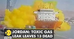 Toxic gas leak in Jordan leaves 13 dead and hundreds injured, explosion at Aqaba port | WION News