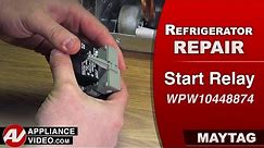 Maytag & Whirlpool Refrigerator – Not cooling – Start Relay and Capacitor - Diagnostic & Repair