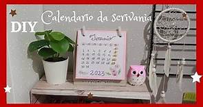 Come fare un calendario da scrivania | How to make a 2023 desk calendar | Diy calendar