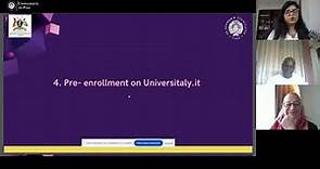 Study at University of Pisa webinar for International Students - Admission Process, Scholarship