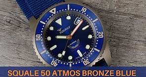 Closer Look: At The New Squale 1521 50 Atmos Bronze Blue