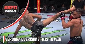CJ Vergara makes incredible comeback to beat Daniel Lacerda at #UFCSanAntonio | ESPN MMA