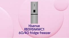 Hisense RB395N4WC1 60/40 Fridge Freezer - Stainless Steel - Product Overview